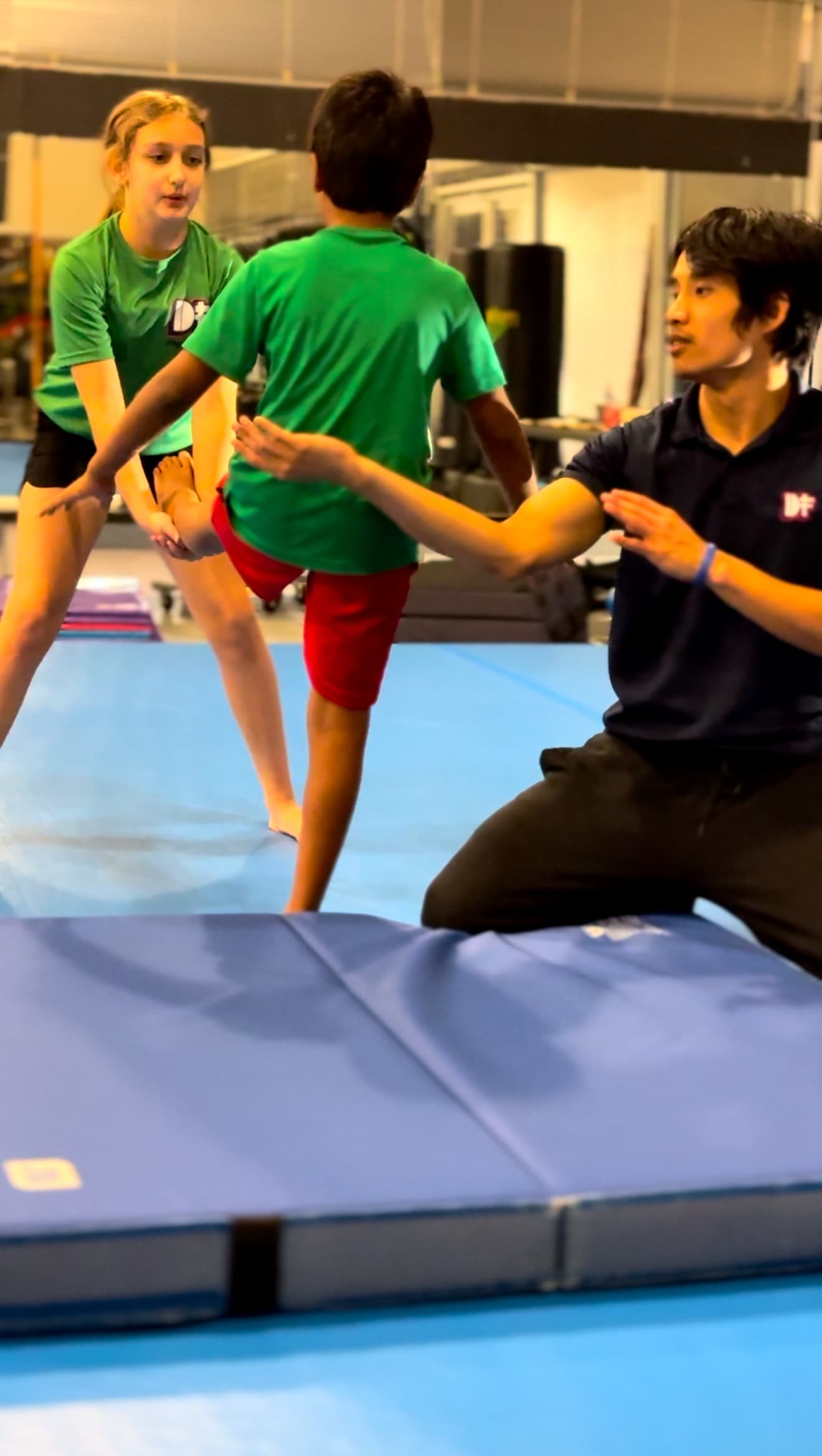 DFDub group tricking class in Southlake TX