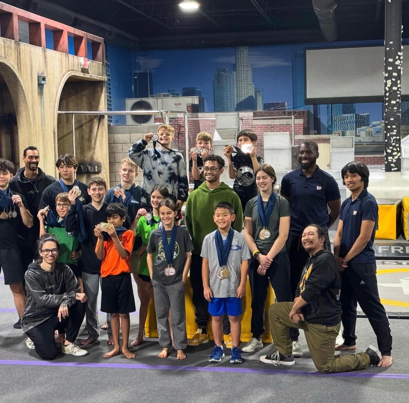 Large DFDub competition group photo